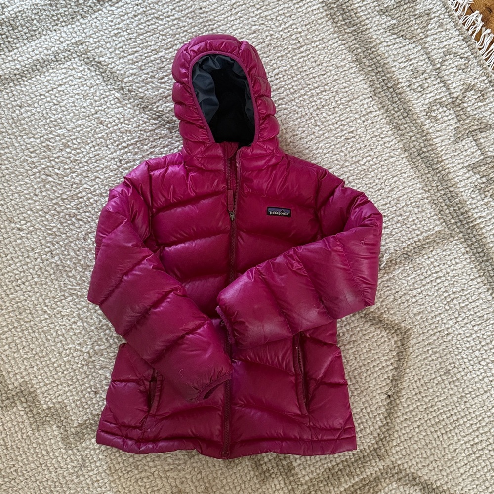 Patagonia Girls Size 10 Down Jacket Pink